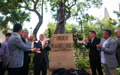 Devela Gobernador esculturas de cuatro personajes icónicos de Jalisco