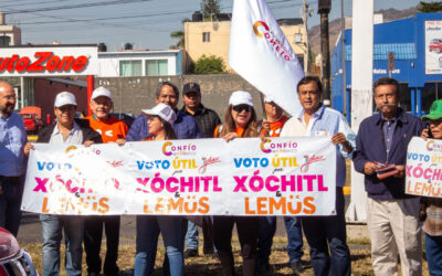 Nutrida participación de «Confío en México», en arranque de campaña de Lemus