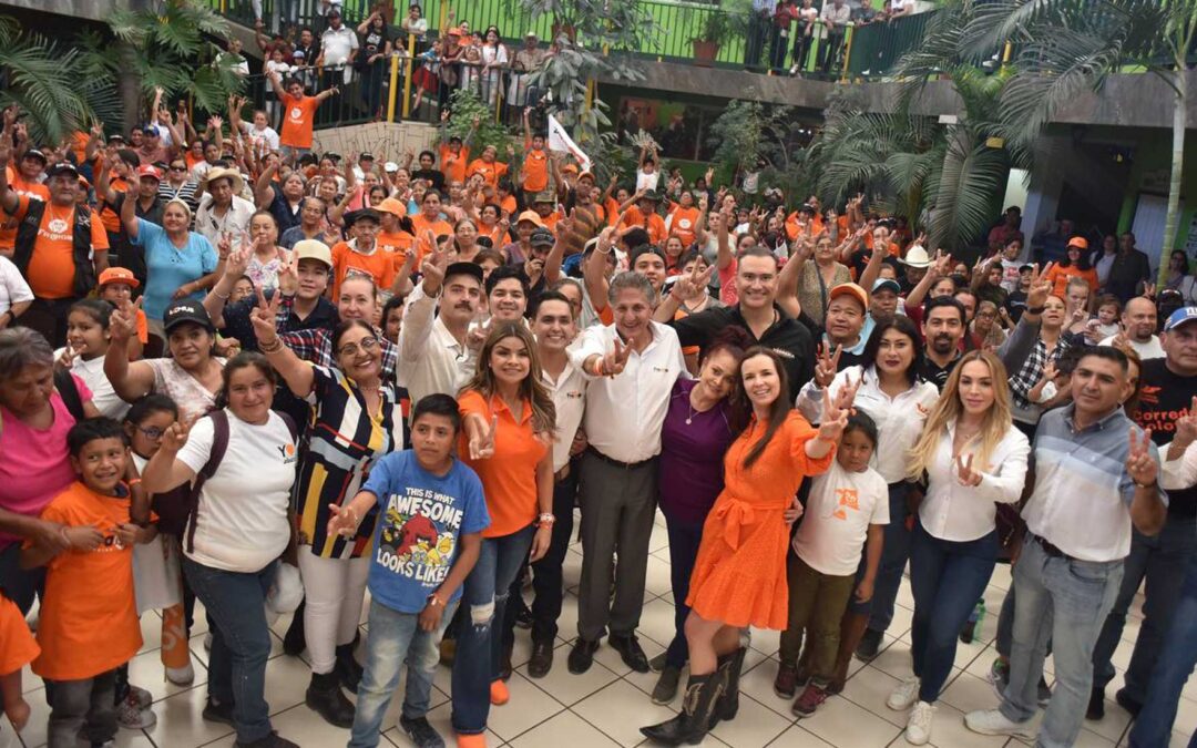 Mirza Flores llama a zapopanos a votar todo naranja