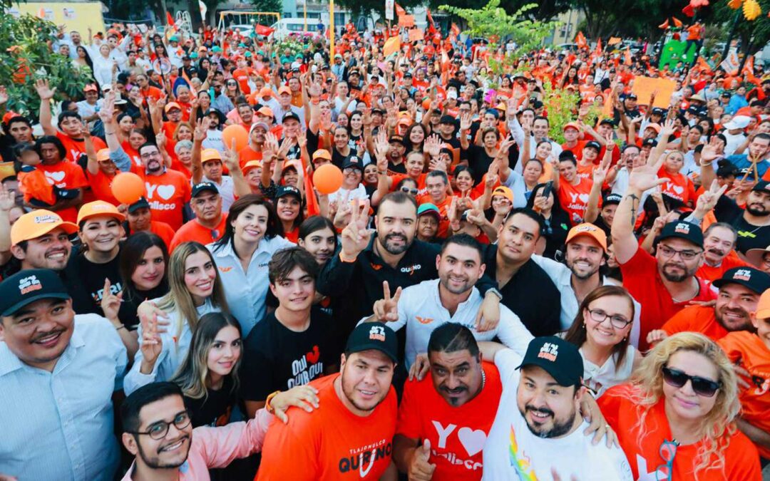 Quirino cierra campaña agradecido con Tlajomulco