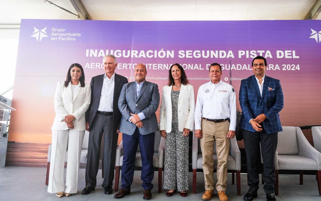 Inauguran segunda pista del Aeropuerto de Guadalajara