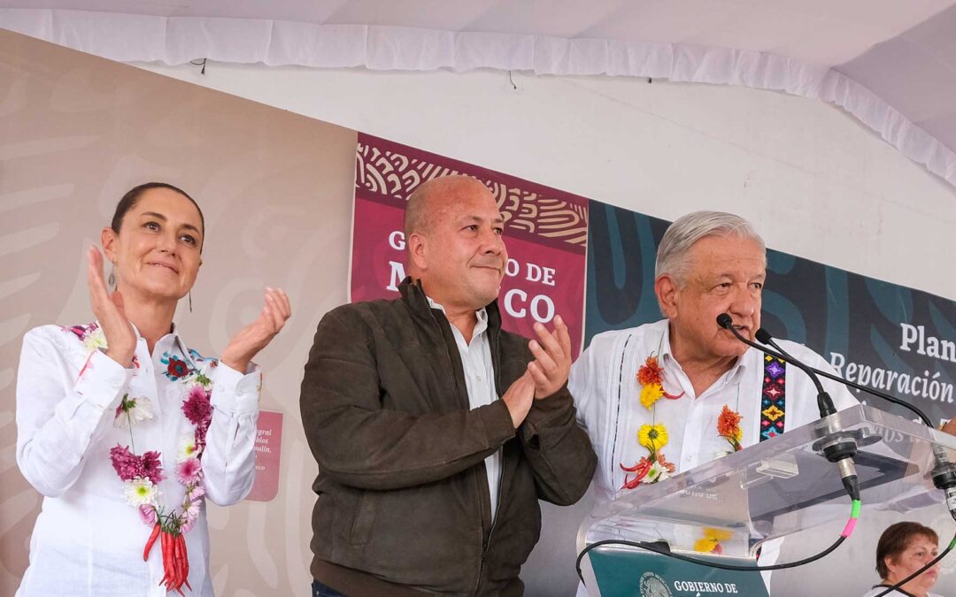 Entregan presa El Zapotillo; Alfaro garantiza abasto de agua para 50 años