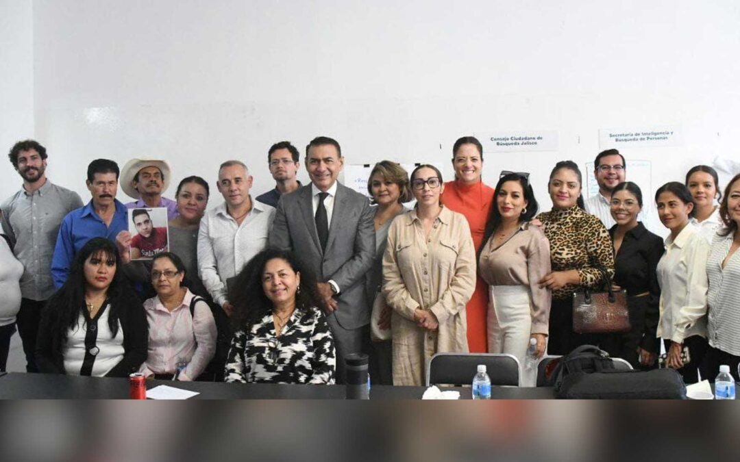 Inicia diálogo con colectivos de búsqueda de personas desaparecidas y áreas técnicas de la transición del Gobierno de Jalisco 2024-2030