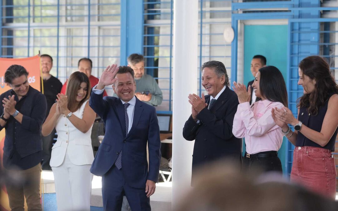 Realizan Pablo Lemus y Juan José Frangie la primera entrega de paquetes escolares del programa ‘Zapopan ¡Presente!’