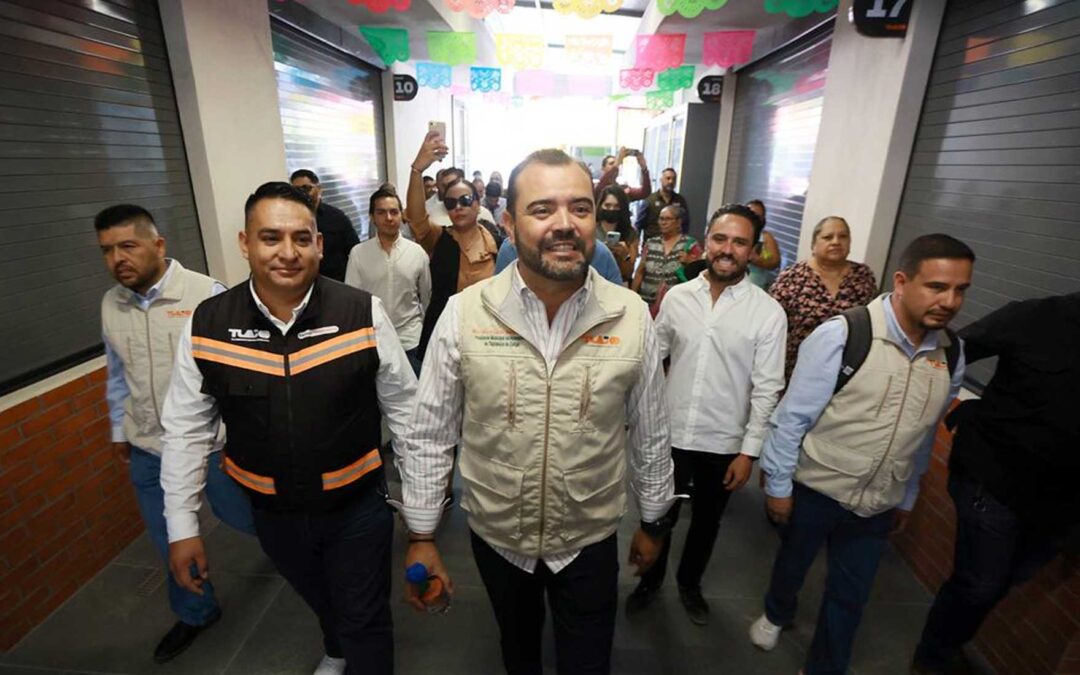 Gerardo Quirino renueva Mercado de San Agustín en Tlajomulco