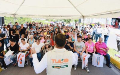Se benefician tres colonias de Tlajo con obras por casi 29 millones de pesos