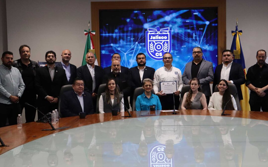 Fortalece C5 Escudo Jalisco cooperación internacional con sector privado