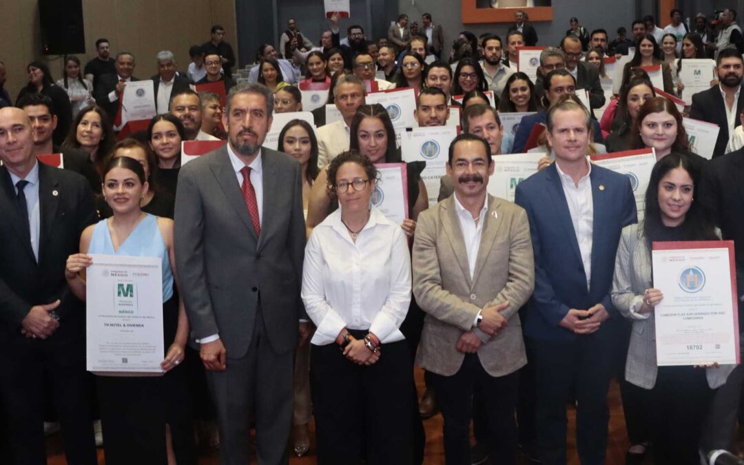 Impulsa Secturjal excelencia turística con entrega de distintivos de calidad a empresas del sector