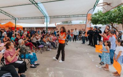 En la última semana, Vero Delgadillo anunció inversión de 31 mdp en obra