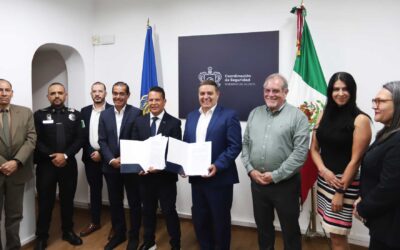 Firman convenio de colaboración entre la Coordinación General Estratégica de Seguridad y el CODE