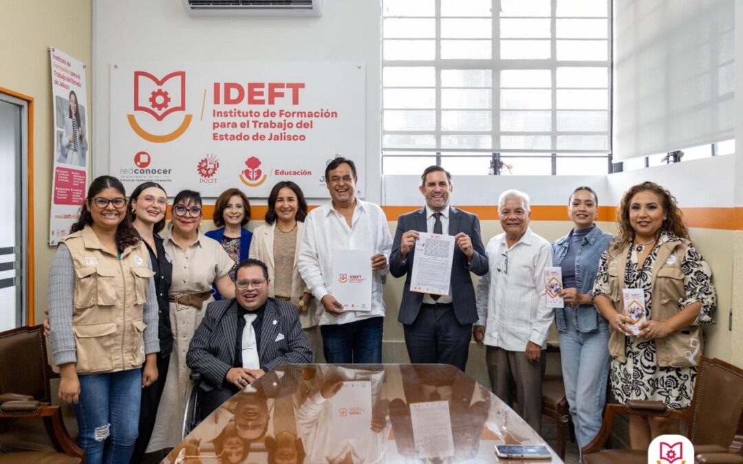 IDEFT y Consejo de Cámaras Industriales de Jalisco firman alianza para mejorar la empleabilidad