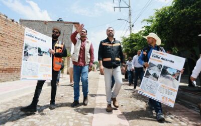 Con una inversión de más de 14 mdp, Gerardo Quirino inaugura nuevas obras viales en tres delegaciones de Tlajomulco
