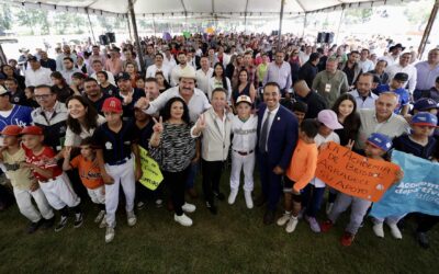 Impulsa Gobierno de Jalisco construcción de campo de béisbol en Zapotlán del Rey para fortalecer la paz y formación de talentos