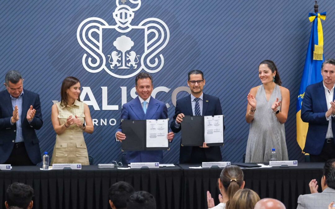 Firman Gobierno del Estado y CMIC Jalisco Convenio “2 al millar” para impulsar la capacitación como herramienta de desarrollo