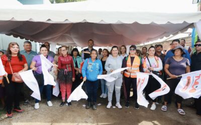 Gerardo Quirino arranca construcción de red de drenaje en El Laurel; se invertirán 2 millones de pesos