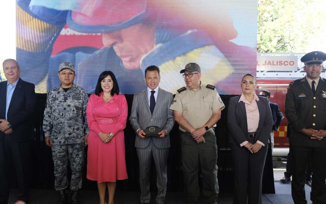Encabeza Pablo Lemus conmemoración del Día Nacional del Bombero en Jalisco