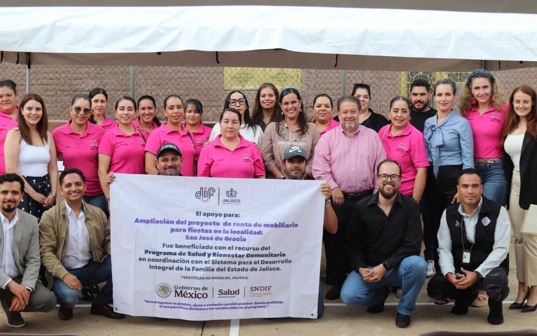 Fomenta DIF Jalisco estrategias para impulsar el desarrollo comunitario en Tepatitlán de Morelos
