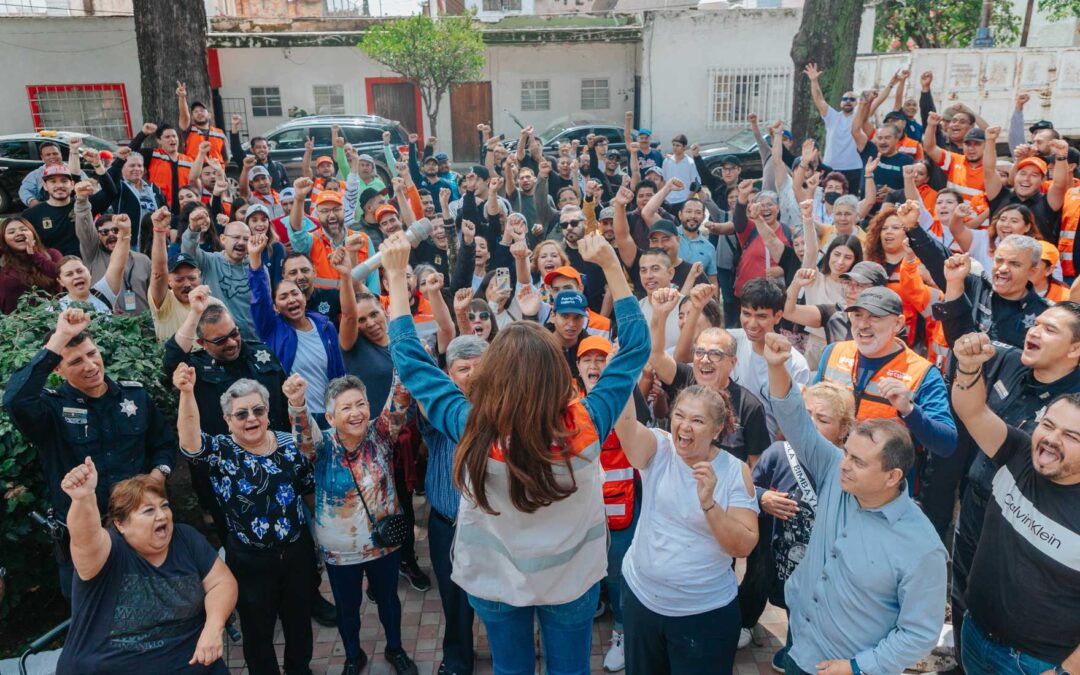 Despliega Vero Delgadillo atención simultánea a espacios públicos en cinco comunidades