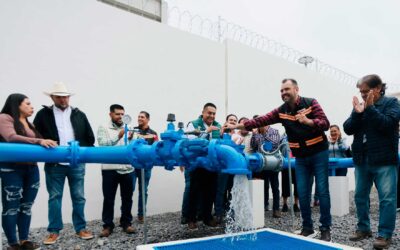 Gerardo Quirino inaugura pozo profundo en San Agustín para garantizar agua a más de ocho mil habitantes