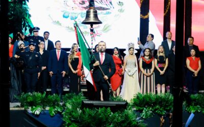 Gerardo Quirino encabezó la ceremonia del Grito de Independencia en Tlajomulco