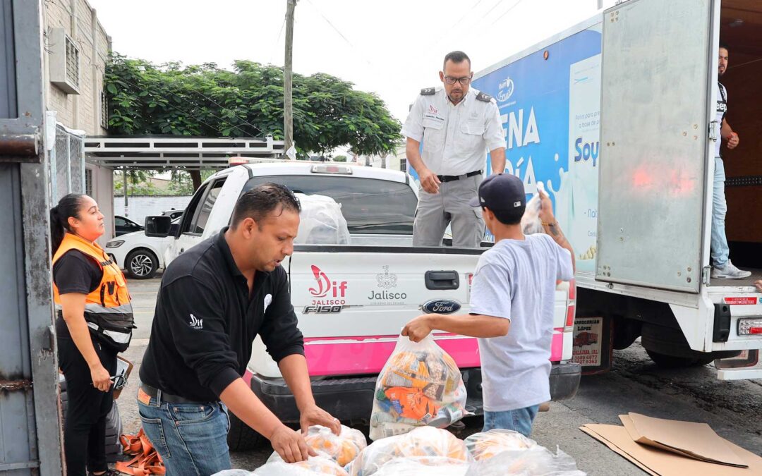 Entrega DIF Jalisco apoyos a municipios afectados por lluvias