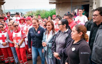 Fortalece Gobierno de Jalisco acciones de limpieza, saneamiento y ayuda humanitaria en Tototlán