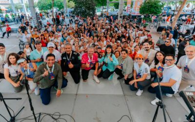La vía recreactiva celebra su 21 aniversario; Vero Delgadillo anuncia paseo ciclista nocturno una vez al mes
