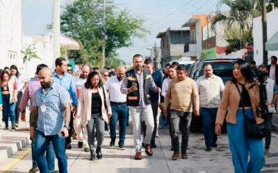 Tlajomulco mejora la movilidad en El Refugio con la renovación de calles