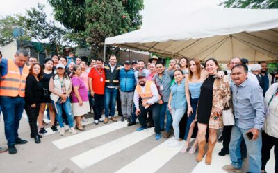 Gerardo Quirino entrega renovación integral de vialidades en Galaxia La Noria