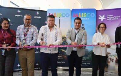 Jalisco inaugura cinco nuevas rutas aéreas