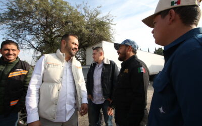 Gerardo Quirino impulsa obras conjuntas con vecinos en el corredor Chapala