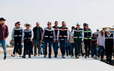 Estado y municipio supervisan progreso de obras clave en Línea 4 y Adolf B. Horn