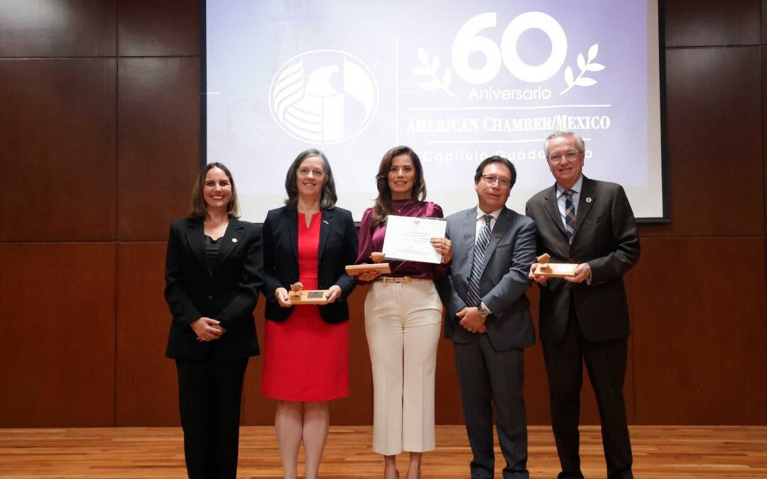 Presenta Vero Delgadillo estrategia de Seguridad y visión de Ciudad ante el Consejo de America Chamber