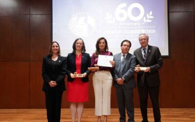 Presenta Vero Delgadillo estrategia de Seguridad y visión de Ciudad ante el Consejo de America Chamber