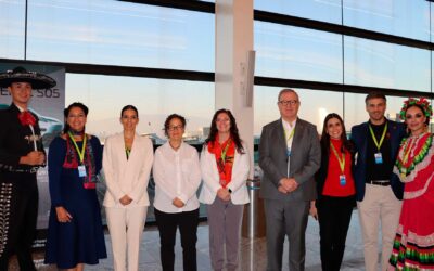 Llega a Guadalajara aerolínea bandera de Canadá, tras repunte de 8 por ciento del turismo canadiense en Jalisco