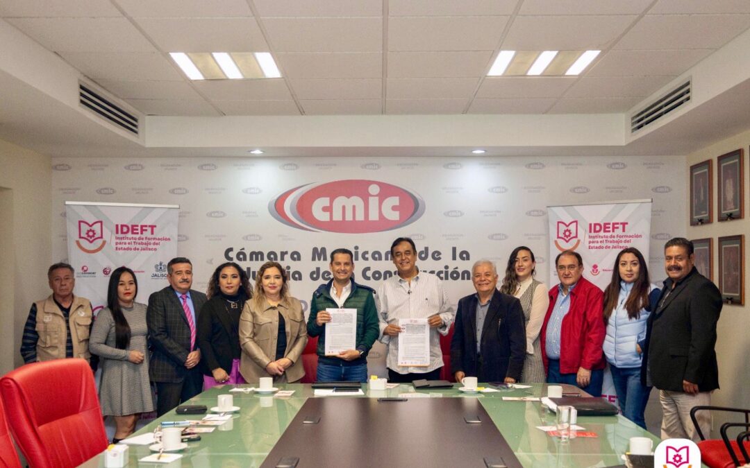 IDEFT y CMIC firman convenio para certificar competencias laborales en el sector de la construcción