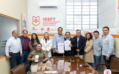 IDEFT fortalece la capacitación laboral con nuevo convenio junto a industriales y empresarios de Tlajomulco