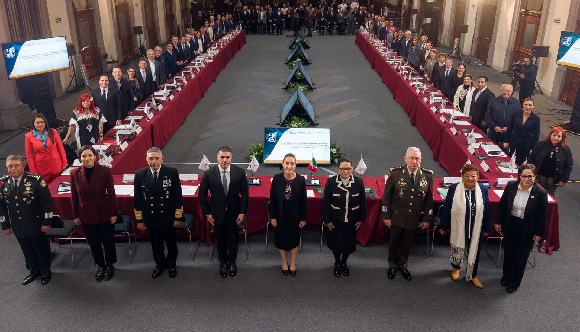 Pablo Lemus participa en la 52ª Reunión del Consejo Nacional de Seguridad Pública