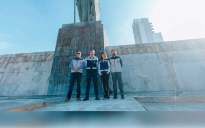 Supervisan Vero Delgadillo y David Zamora obras en La Minerva y Plaza de la República