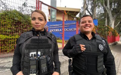 Refuerzan seguridad en zonas escolares del AMG