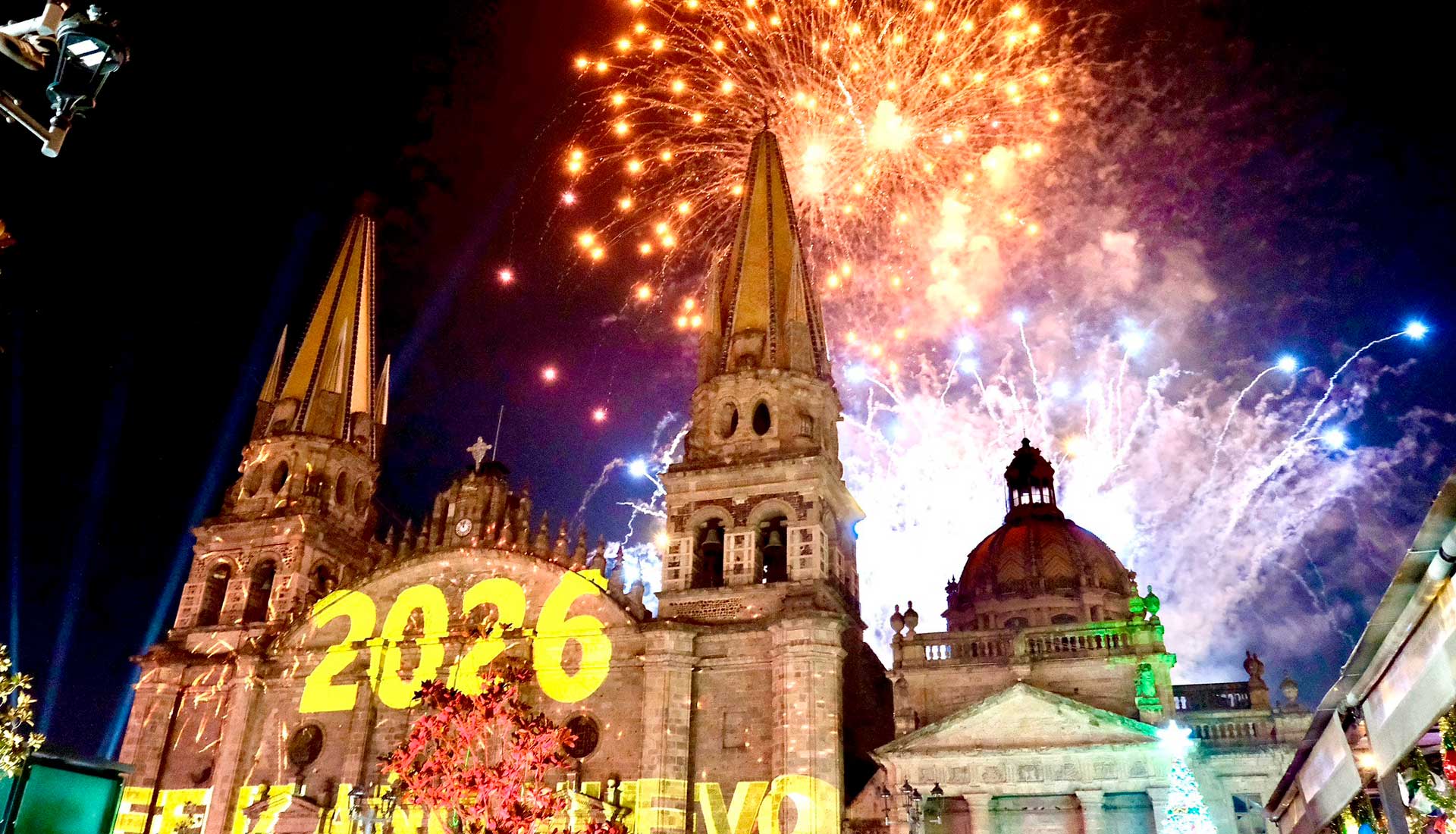 Celebra Gobierno de Jalisco la llegada del 2026 con espectáculos gratuitos en Puerto Vallarta y Guadalajara