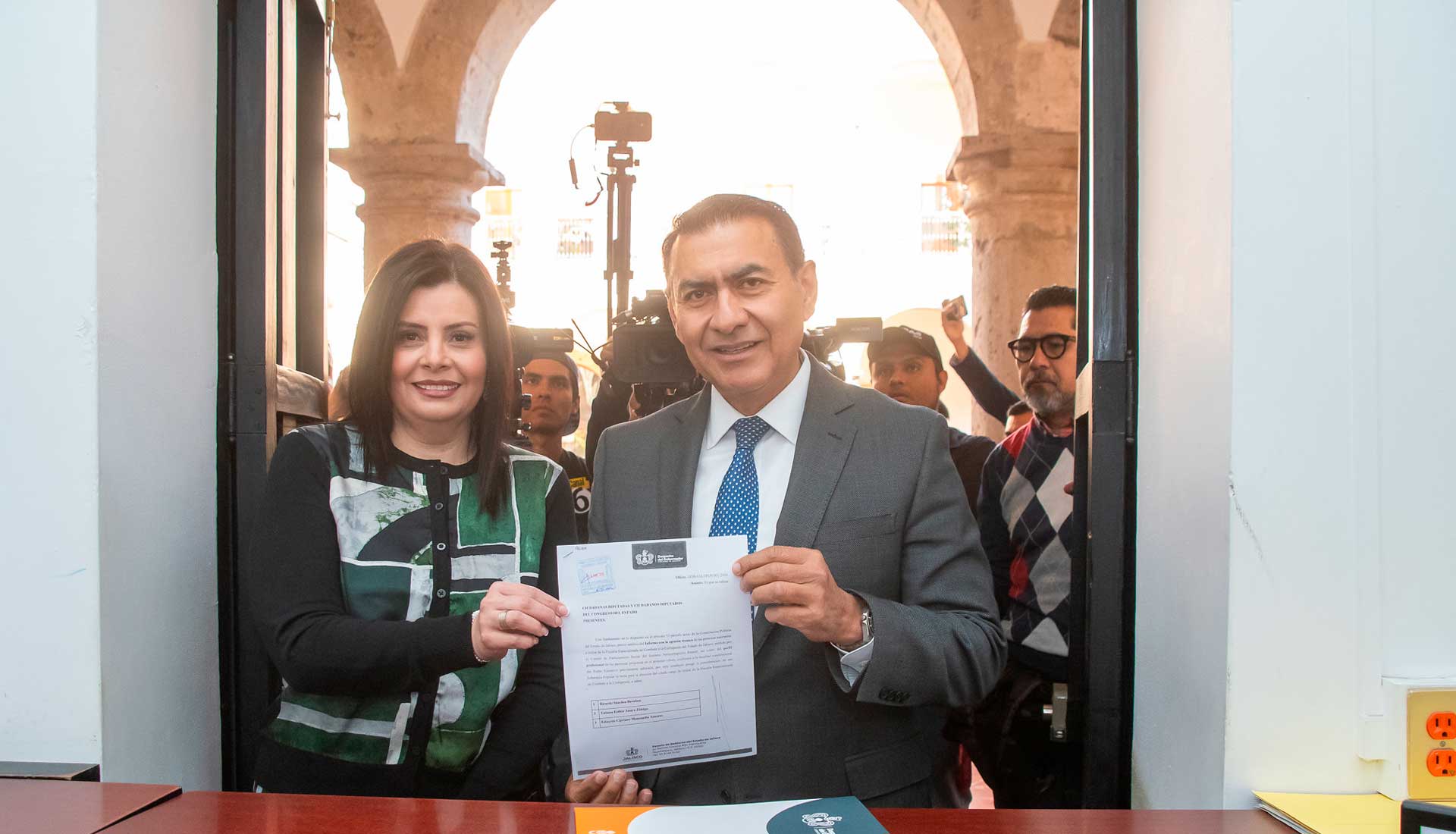 Entrega Gobierno de Jalisco terna para la Fiscalía Anticorrupción al Congreso del Estado