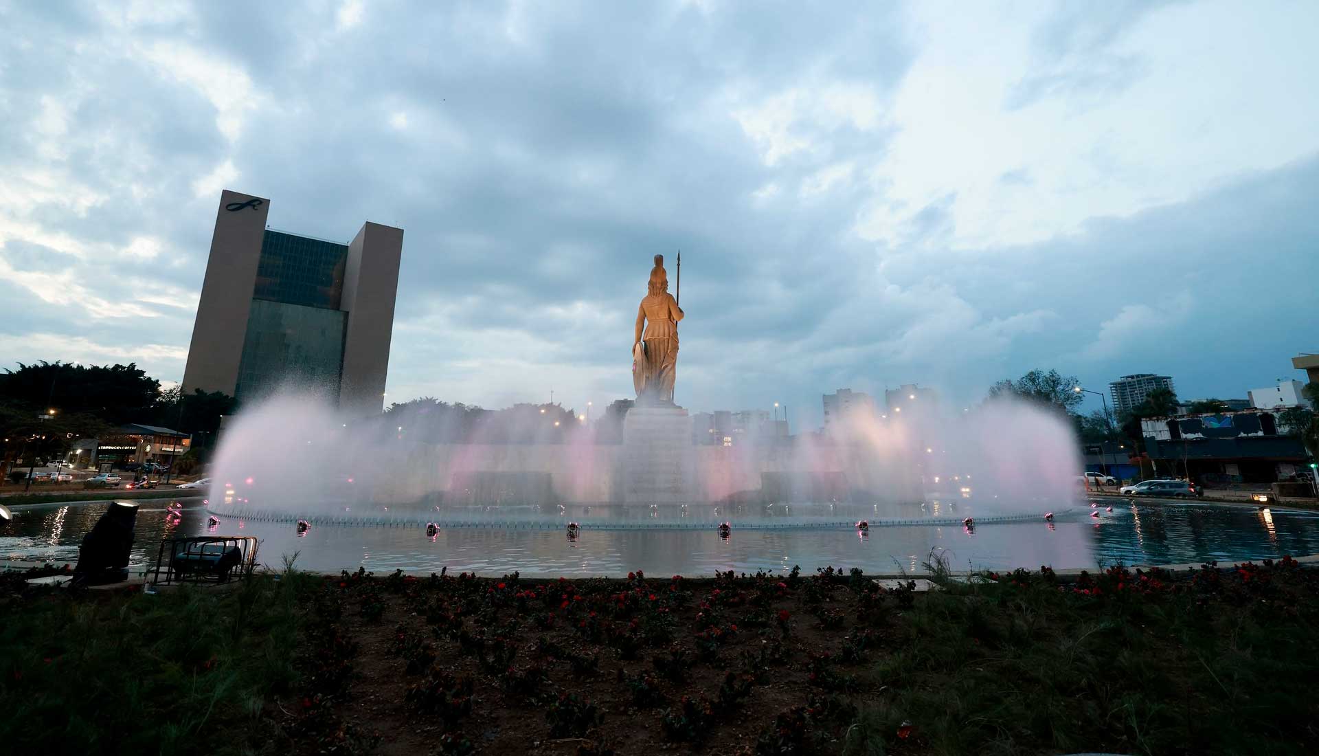 Entregan rehabilitación de la Glorieta de La Minerva de cara al Mundial 2026