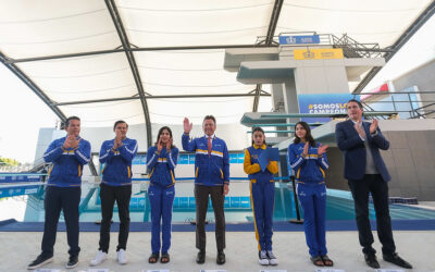 Lemus inaugura nueva infraestructura para clavadistas en CODE Alcalde