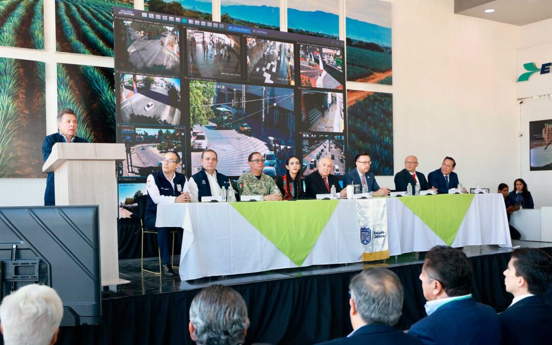 Firma Gobierno del Estado convenio para integrar 24 cámaras de videovigilancia de la Nueva Central Camionera al C5