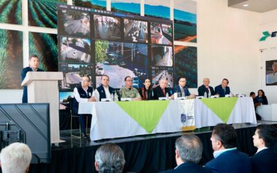 Firma Gobierno del Estado convenio para integrar 24 cámaras de videovigilancia de la Nueva Central Camionera al C5
