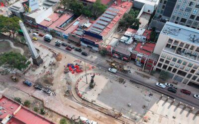 Mejora SIOP movilidad peatonal y vehicular en la Plaza de la República