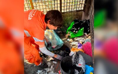 Detienen a tres por tirar basura en respiradores del túnel de López Mateos; retiran más de 3 toneladas de residuos