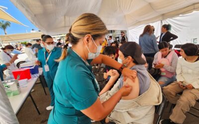 Hospitalito de Zapopan abre macromódulo para reforzar vacunación contra el sarampión