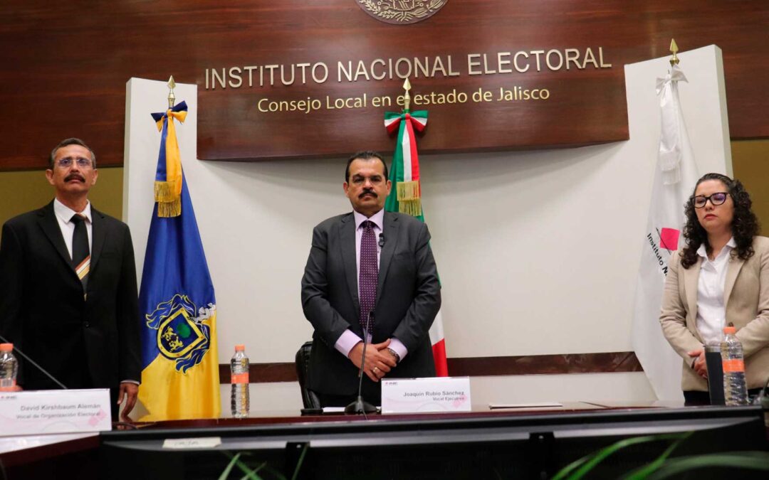 Toma protesta Joaquín Rubio Sánchez como delegado del INE en Jalisco